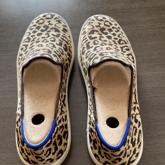 Rothy’s Camo Cat leopard print original slip on sneaker size 8.5 - Picture 8 of 8